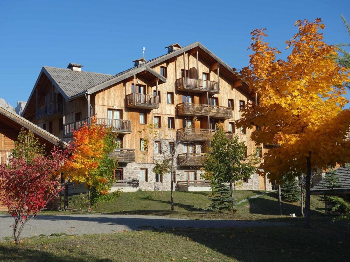 Chalet Mitoyen Duplex Avec Piscine Couverte, A 300M Des Pistes A Superdevoluy - Fr-1-504-491 Villa Exteriör bild