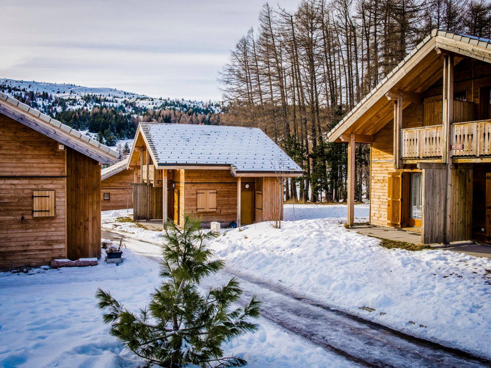 Chalet Mitoyen Duplex Avec Piscine Couverte, A 300M Des Pistes A Superdevoluy - Fr-1-504-491 Villa Exteriör bild