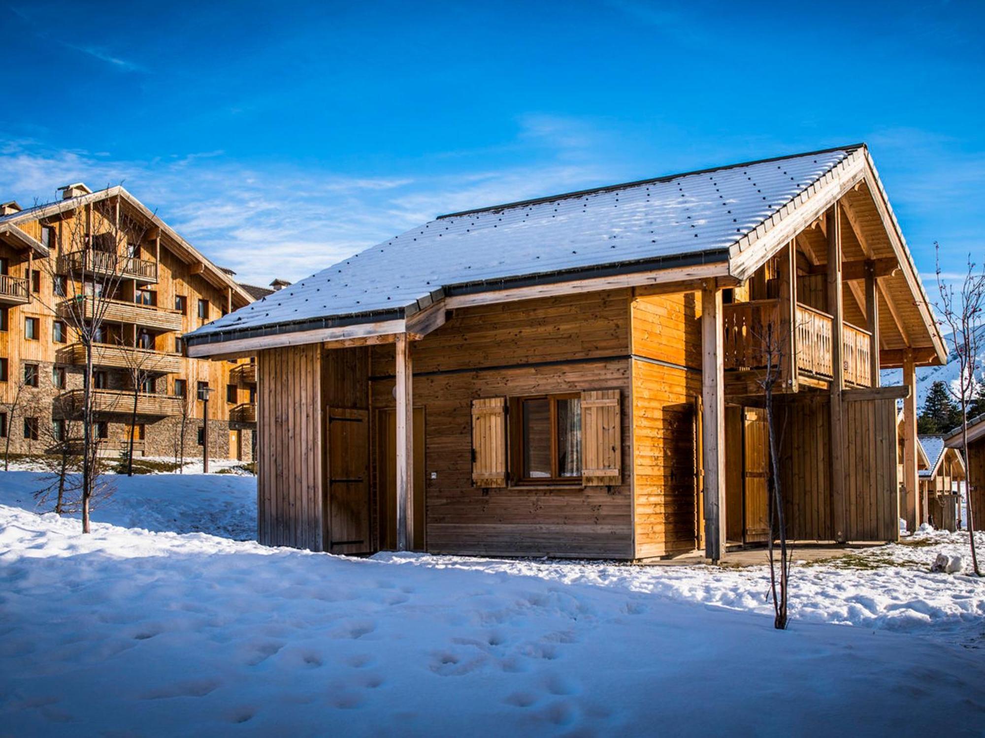 Chalet Mitoyen Duplex Avec Piscine Couverte, A 300M Des Pistes A Superdevoluy - Fr-1-504-491 Villa Exteriör bild