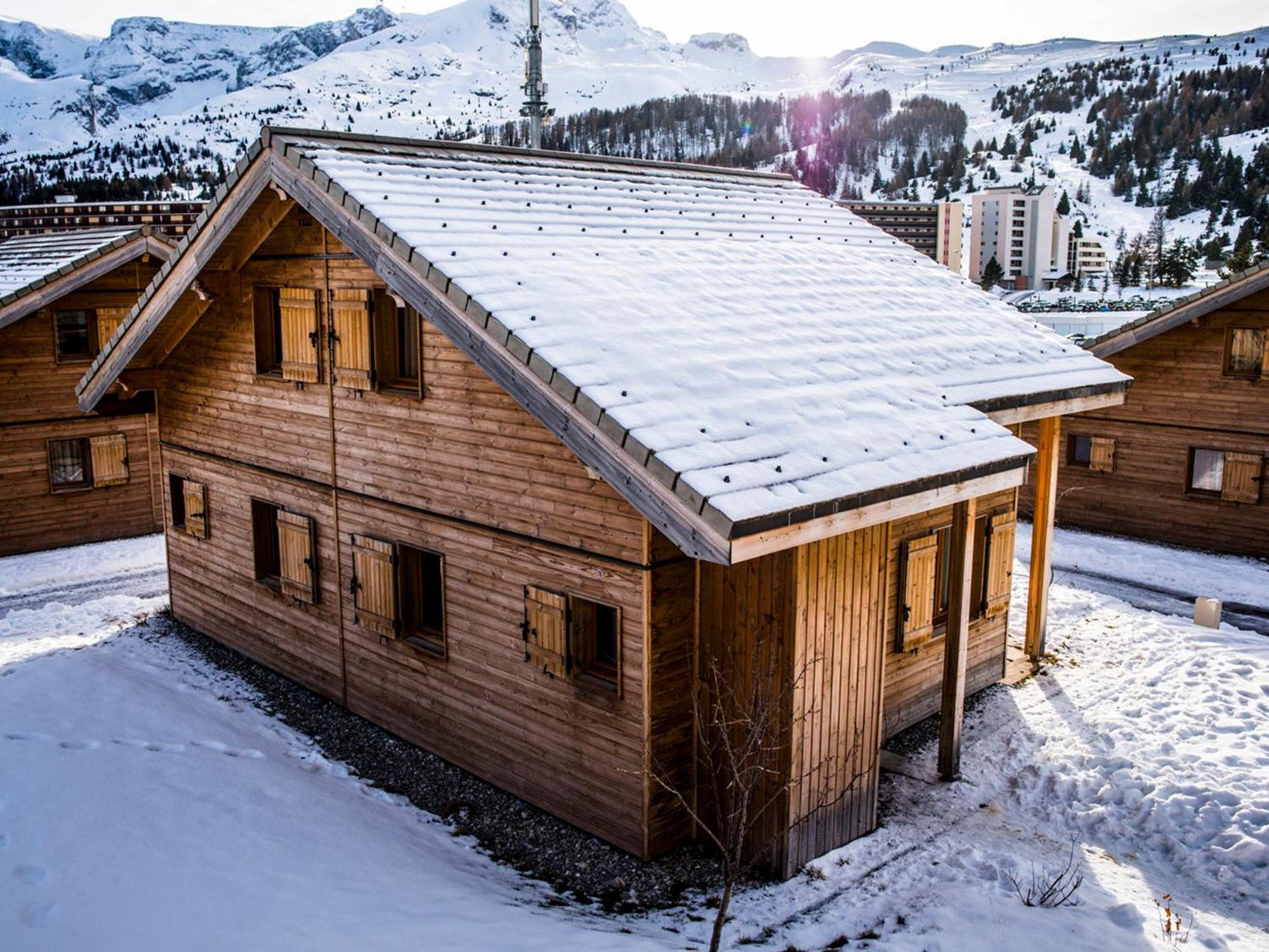 Chalet Mitoyen Duplex Avec Piscine Couverte, A 300M Des Pistes A Superdevoluy - Fr-1-504-491 Villa Exteriör bild