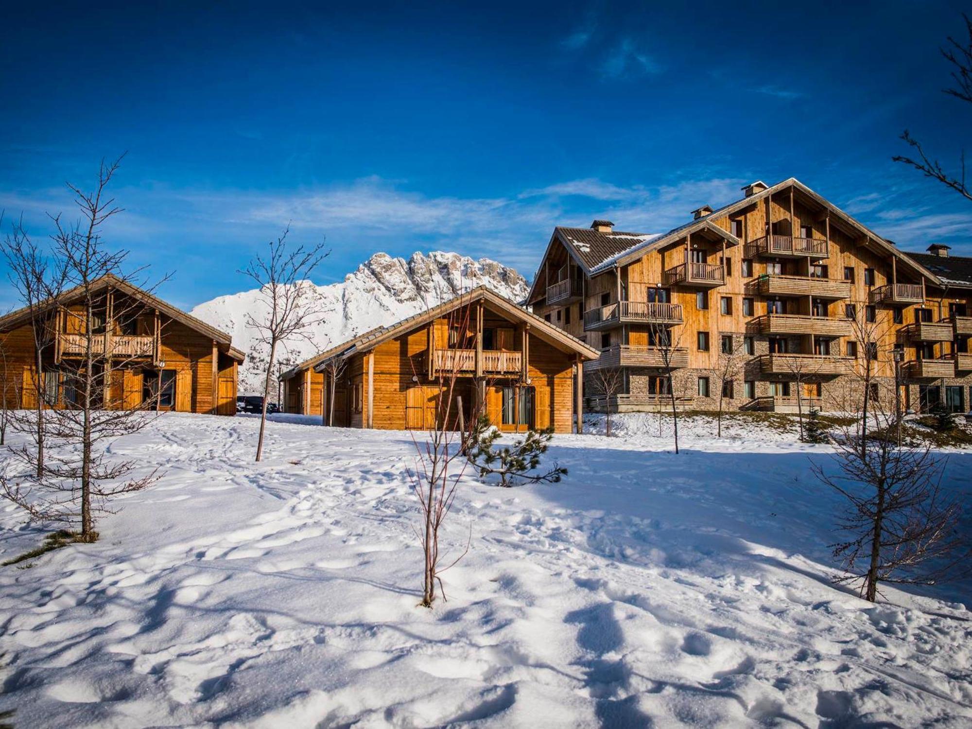 Chalet Mitoyen Duplex Avec Piscine Couverte, A 300M Des Pistes A Superdevoluy - Fr-1-504-491 Villa Exteriör bild